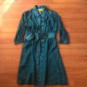 Catherine Malandrino Silk Shirt Dress
